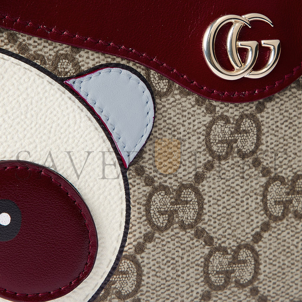 G*u*i gg mini bag with panda detail 818763 (19*10*3.5cm)